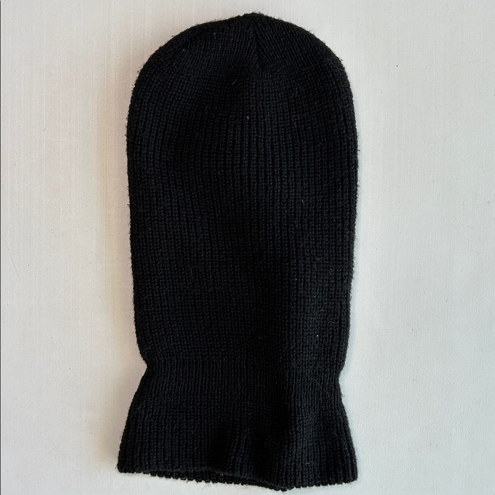 Winter Black Knit Balaclava Ski Mask - Picture 3 of 3